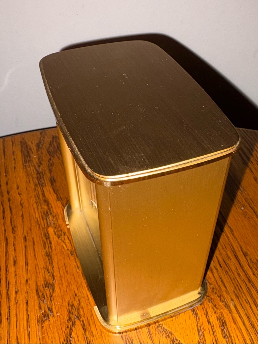 Tiffany & Co. Gold-Tone Brass Desk Clock✨ - Picture 15 of 16